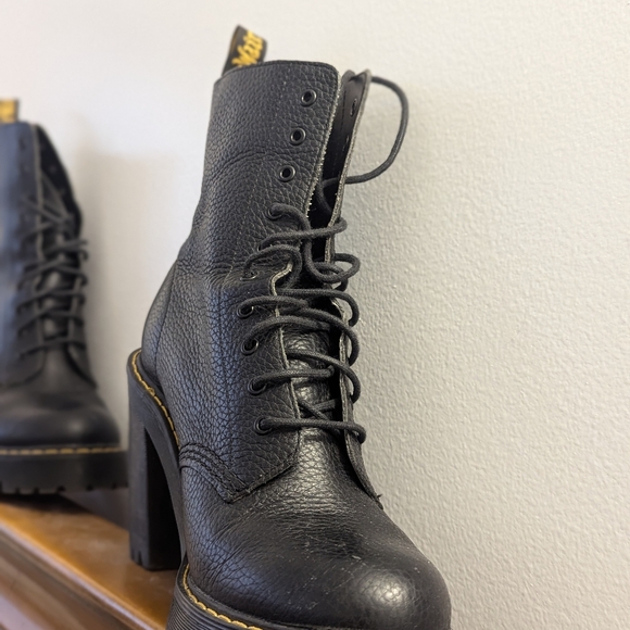 Dr.Martens Kendra Stacked Heel Boots - Picture 3 of 5